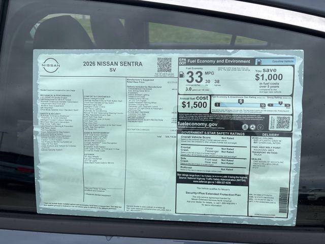 2026 Nissan Sentra SV