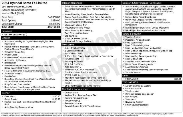 2024 Hyundai Santa Fe Limited