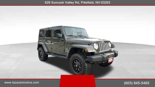 2016 Jeep Wrangler Unlimited Sahara for sale in Pittsfield, NH