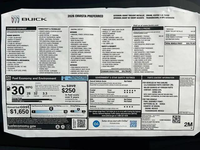 2026 Buick NV Preferred FWD