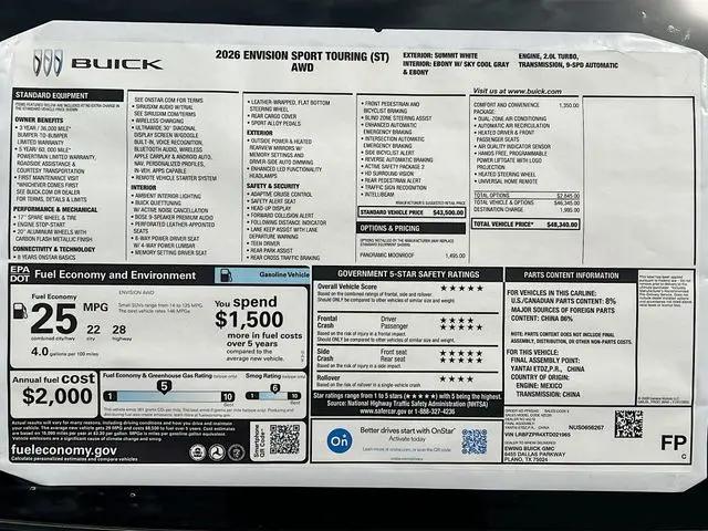 2026 Buick Envision Sport Touring AWD
