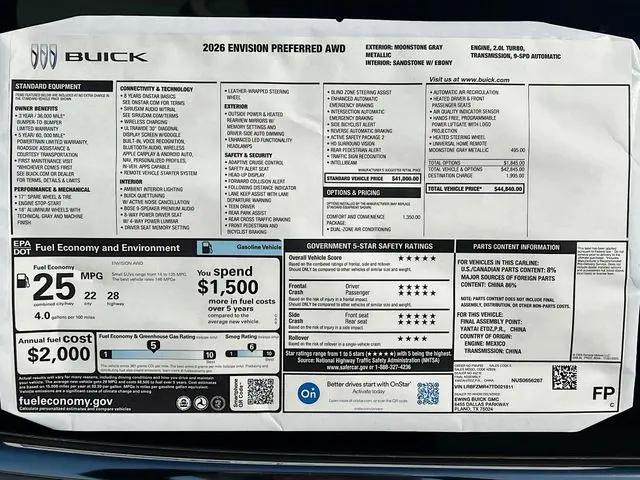2026 Buick Envision Preferred AWD