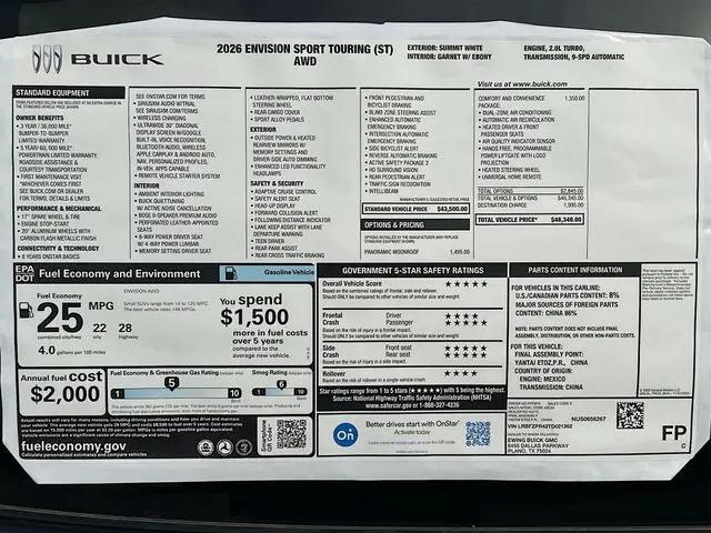 2026 Buick Envision Sport Touring AWD