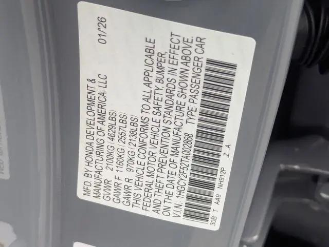 2026 Honda Accord Sedan Sport