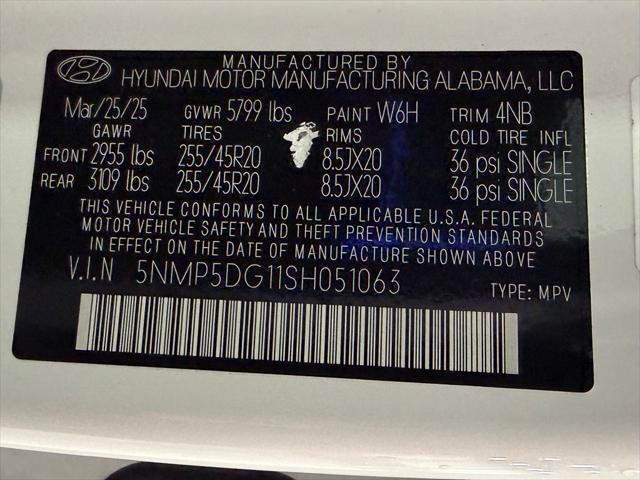 2025 Hyundai Santa Fe Hybrid Calligraphy