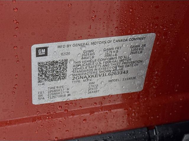 2020 Chevrolet Equinox FWD LT 1.5L Turbo