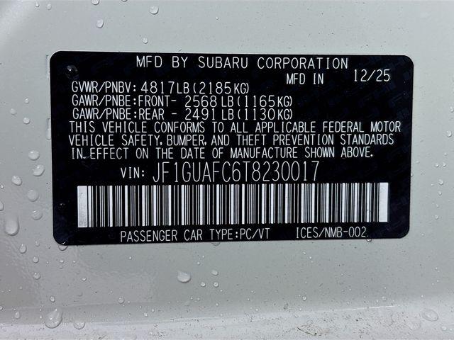 2026 Subaru Impreza Sport