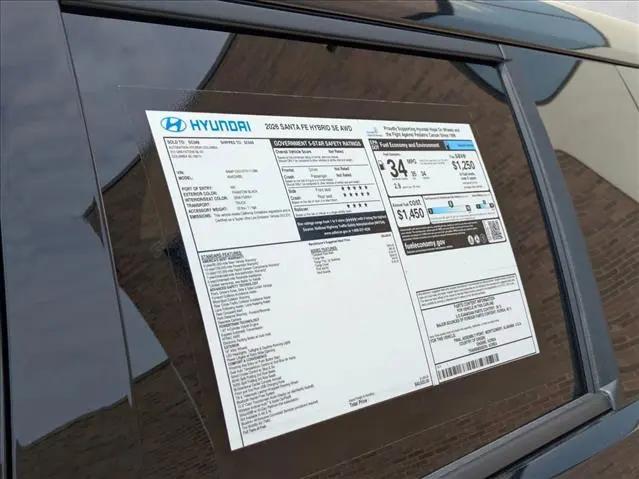 2026 Hyundai Santa Fe Hybrid SE