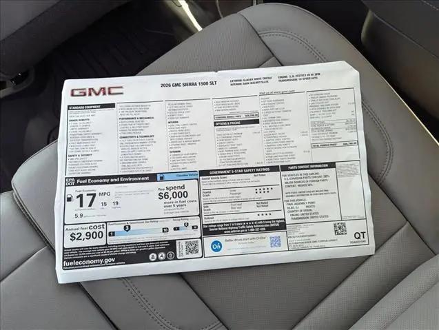 2026 GMC Sierra 1500 Crew Cab, Short Bed, SLT, 4WD
