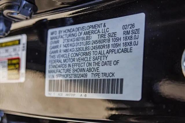 2026 Honda Ridgeline RTL