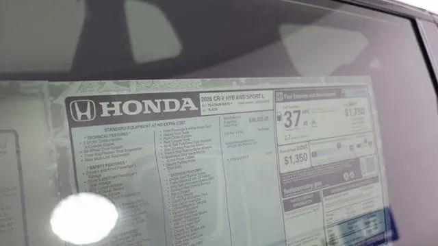 2026 Honda CR-V Hybrid AWD Sport-L