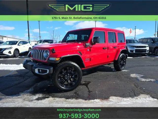2025 Jeep Wrangler 4xe Sahara 4xe for sale in Bellefontaine, OH