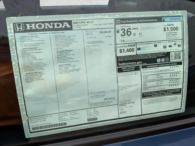 2026 Honda Civic LX