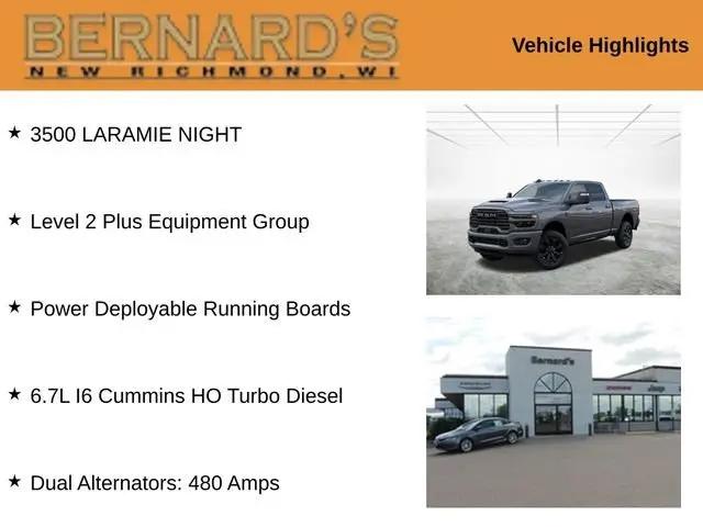2026 Ram 3500 Laramie Crew Cab 4x4 6'4" Box