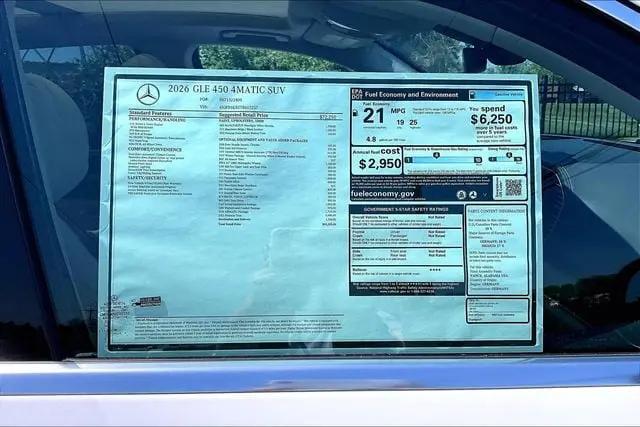 2026 Mercedes-Benz GLE GLE 450 4MATIC