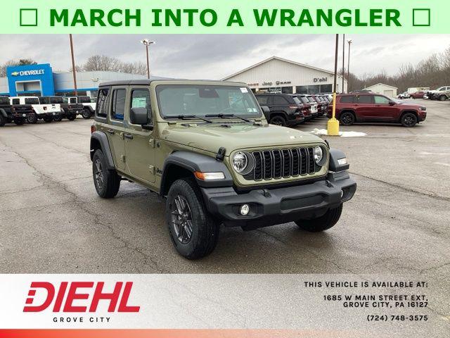 2026 Jeep Wrangler 4-Door Sport S 4x4 for sale in Grove City, PA