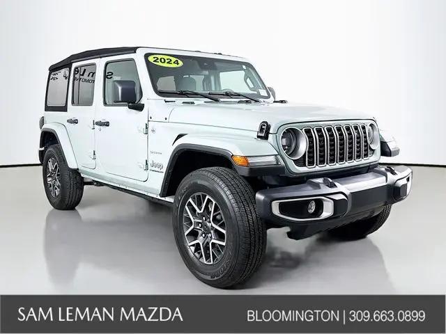 2024 Jeep Wrangler 4-Door Sahara 4x4 for sale in Bloomington, IL