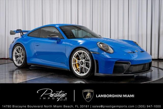 Gentian Blue Metallic 2025 Porsche 911 GT3 Coupe RWD Coupe Rear-Wheel Drive Automatic