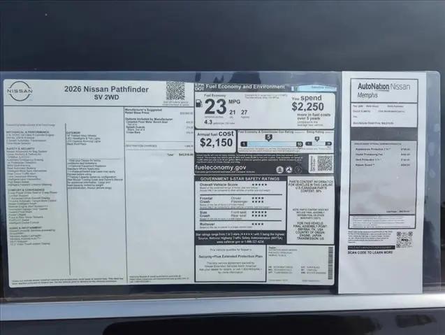 2026 Nissan Pathfinder SV
