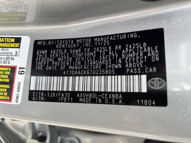 2026 Toyota Camry LE