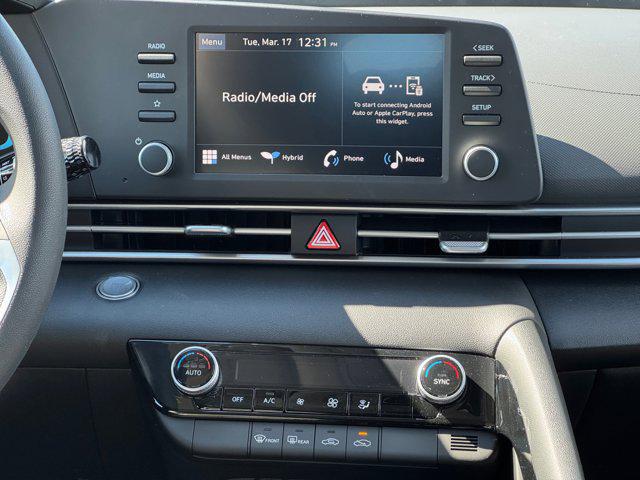 2026 Hyundai Elantra Hybrid Blue