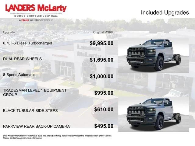 2026 RAM Ram 3500 Chassis Cab RAM 3500 TRADESMAN CHASSIS REGULAR CAB 4X4 60 CA 2026 RAM Ram 3500 Chassis Cab RAM 3500 TRADESMAN CHASSIS REGULAR CAB 4X4 60 CA