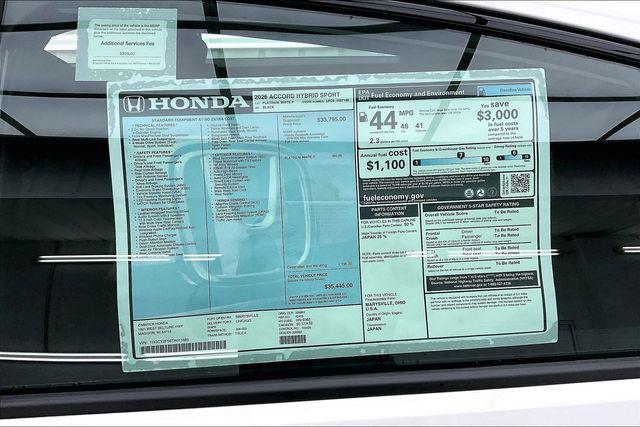 2026 Honda Accord Sedan Sport