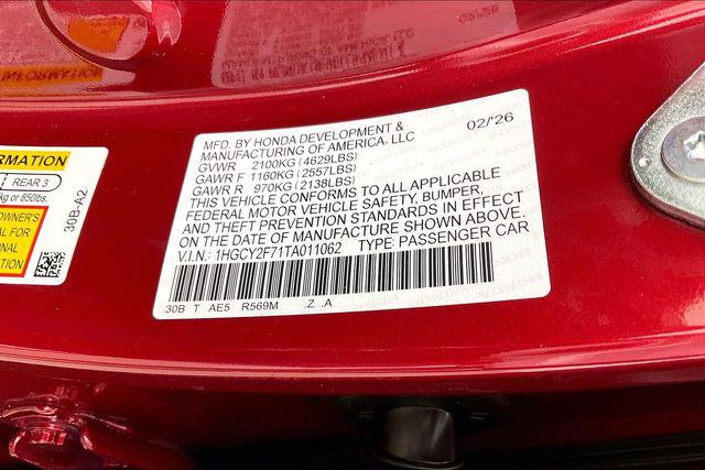2026 Honda Accord Sedan Sport-L