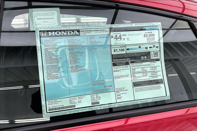 2026 Honda Accord Sedan Sport-L