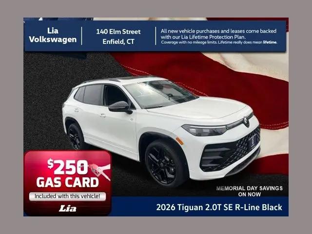 2026 Volkswagen Tiguan SE R-Line Black for sale in Enfield, CT
