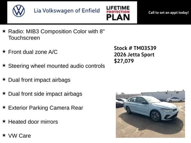 2026 Volkswagen Jetta Sport