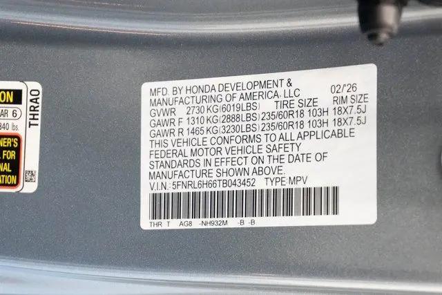 2026 Honda Odyssey EX-L