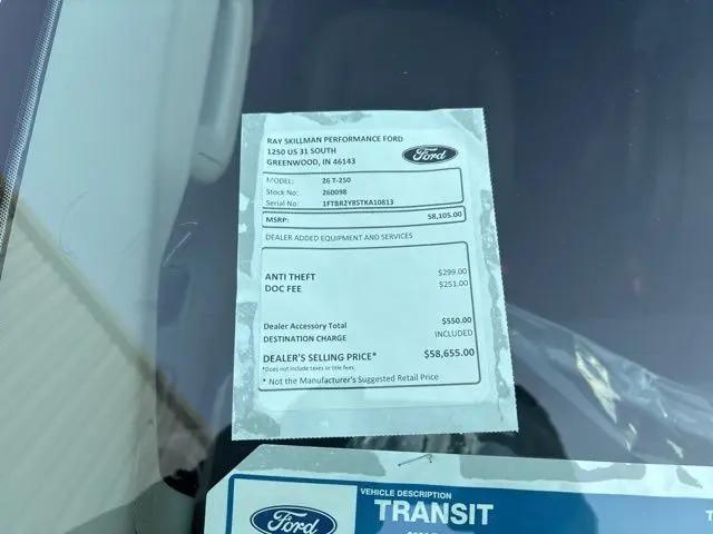 2026 Ford Transit Cargo Van T-250