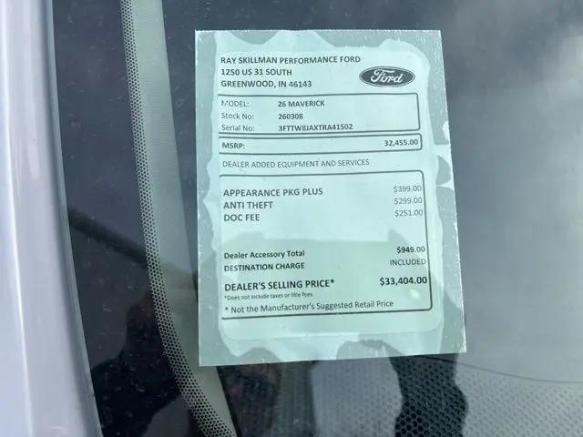 2026 Ford Maverick XLT
