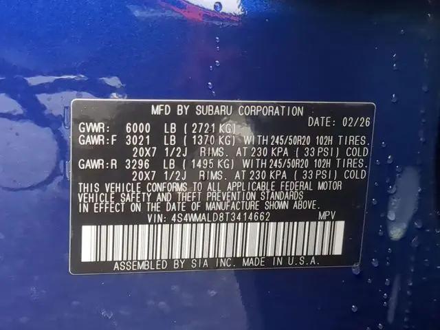 2026 Subaru Ascent Onyx Edition Touring 7-Passenger