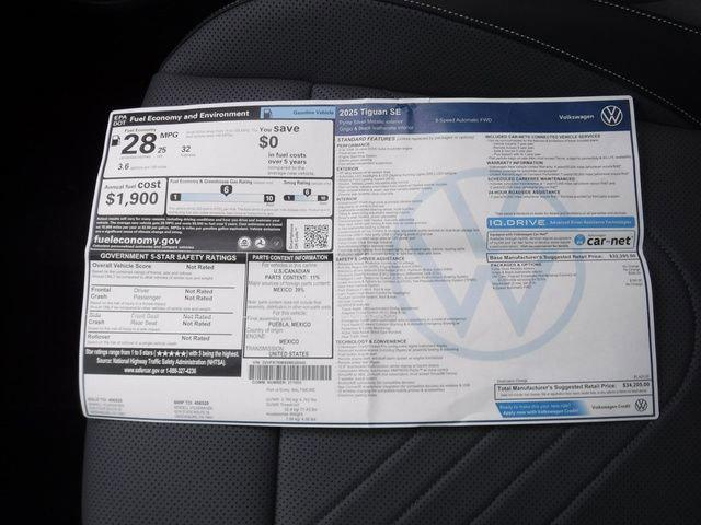 2025 Volkswagen Tiguan 2.0T SE