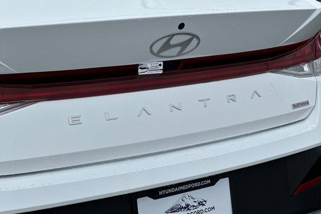 2026 Hyundai Elantra Hybrid Blue
