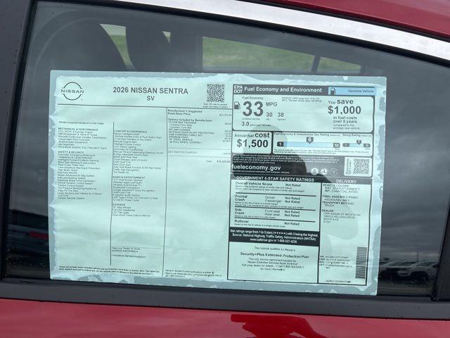 2026 Nissan Sentra SV