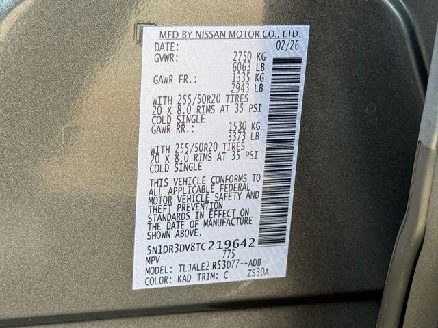 2026 Nissan Pathfinder Platinum