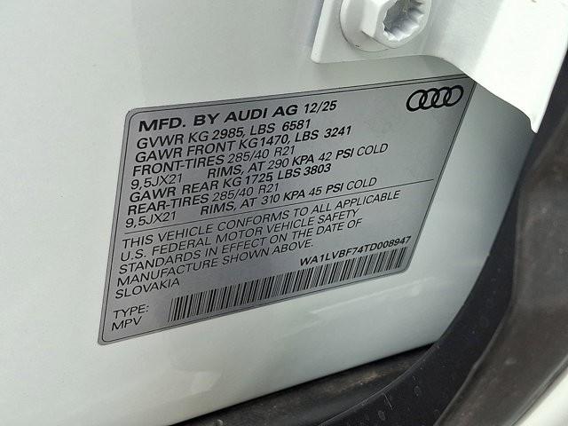 2026 Audi Q7 Premium Plus TFSI quattro tiptronic