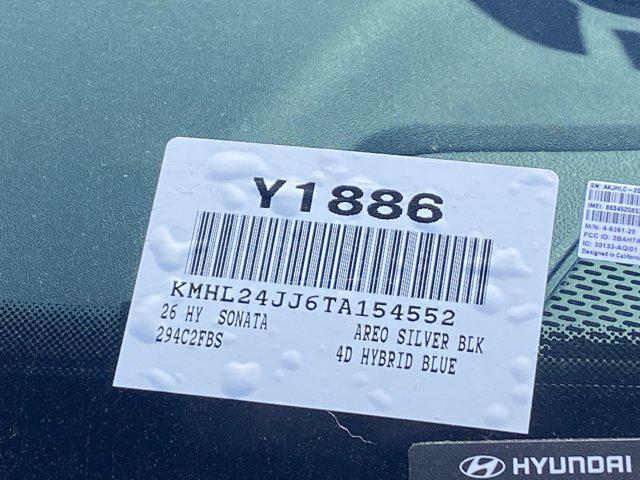 2026 Hyundai Sonata Hybrid Blue