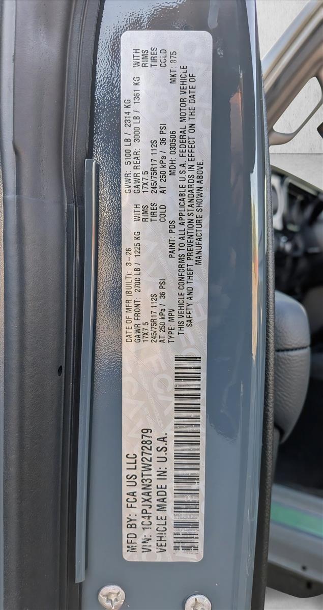 2026 Jeep Wrangler Sport S