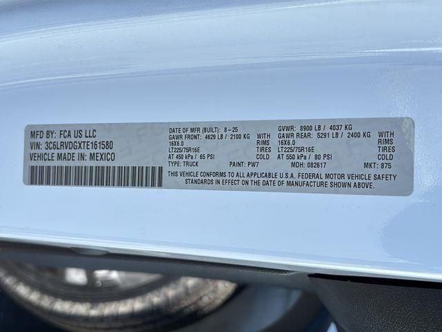 2026 Ram ProMaster Cargo Van Tradesman High Roof 159" WB w/Pass Seat