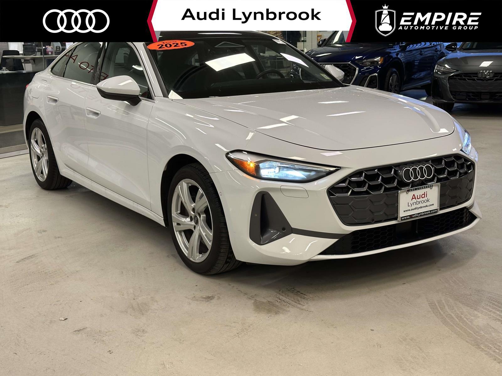 Glacier White Metallic 2025 Audi A5 Sedan All-Wheel Drive Automatic