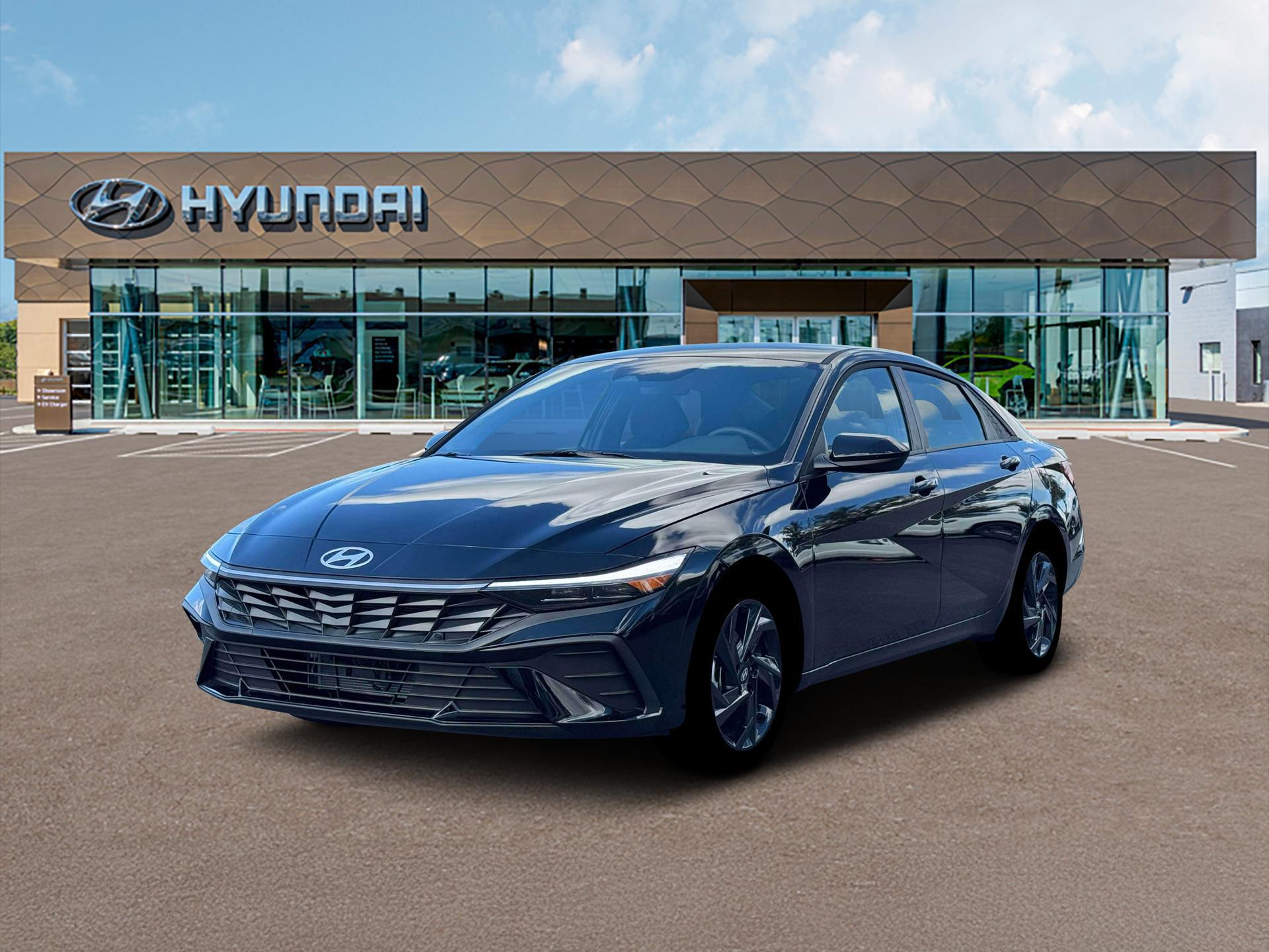Abyss Black 2026 Hyundai Elantra Hybrid Sedan Front-Wheel Drive Automatic