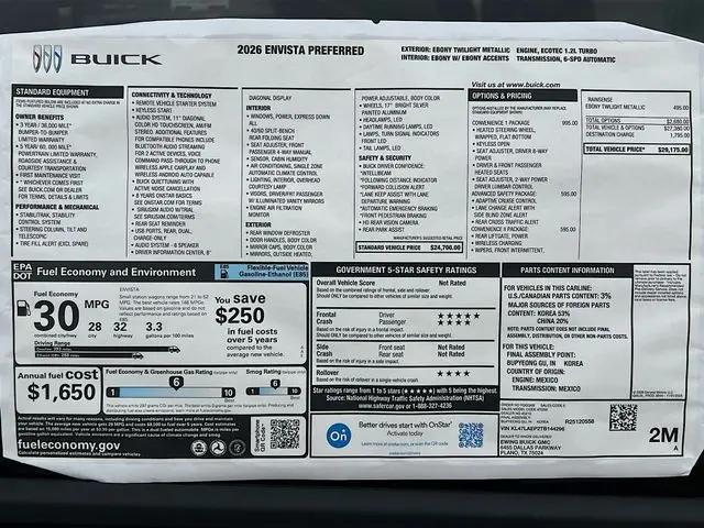 2026 Buick NV Preferred FWD