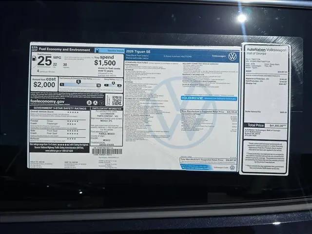 2026 Volkswagen Tiguan SE