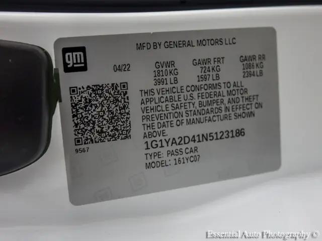 2022 Chevrolet Corvette Stingray RWD Coupe 1LT