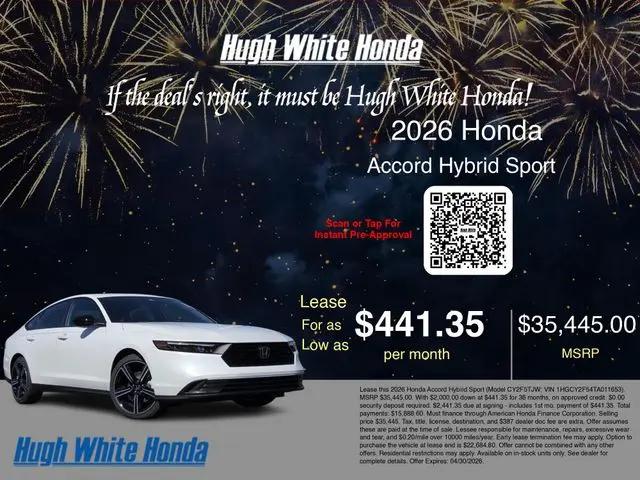 2026 Honda Accord Sedan Sport