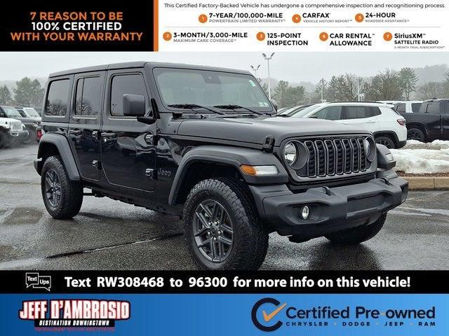 2024 Jeep Wrangler 4-Door Sport S 4x4
